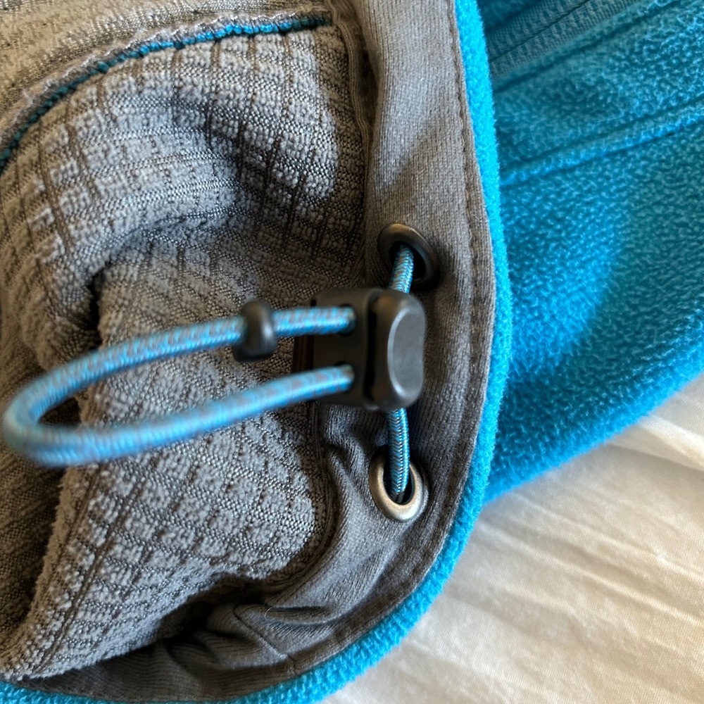 REI Womens Fleece Jacket Full Zip Blue XL Polyester Outdoors Casual Warm Layer - Picture 8 of 14